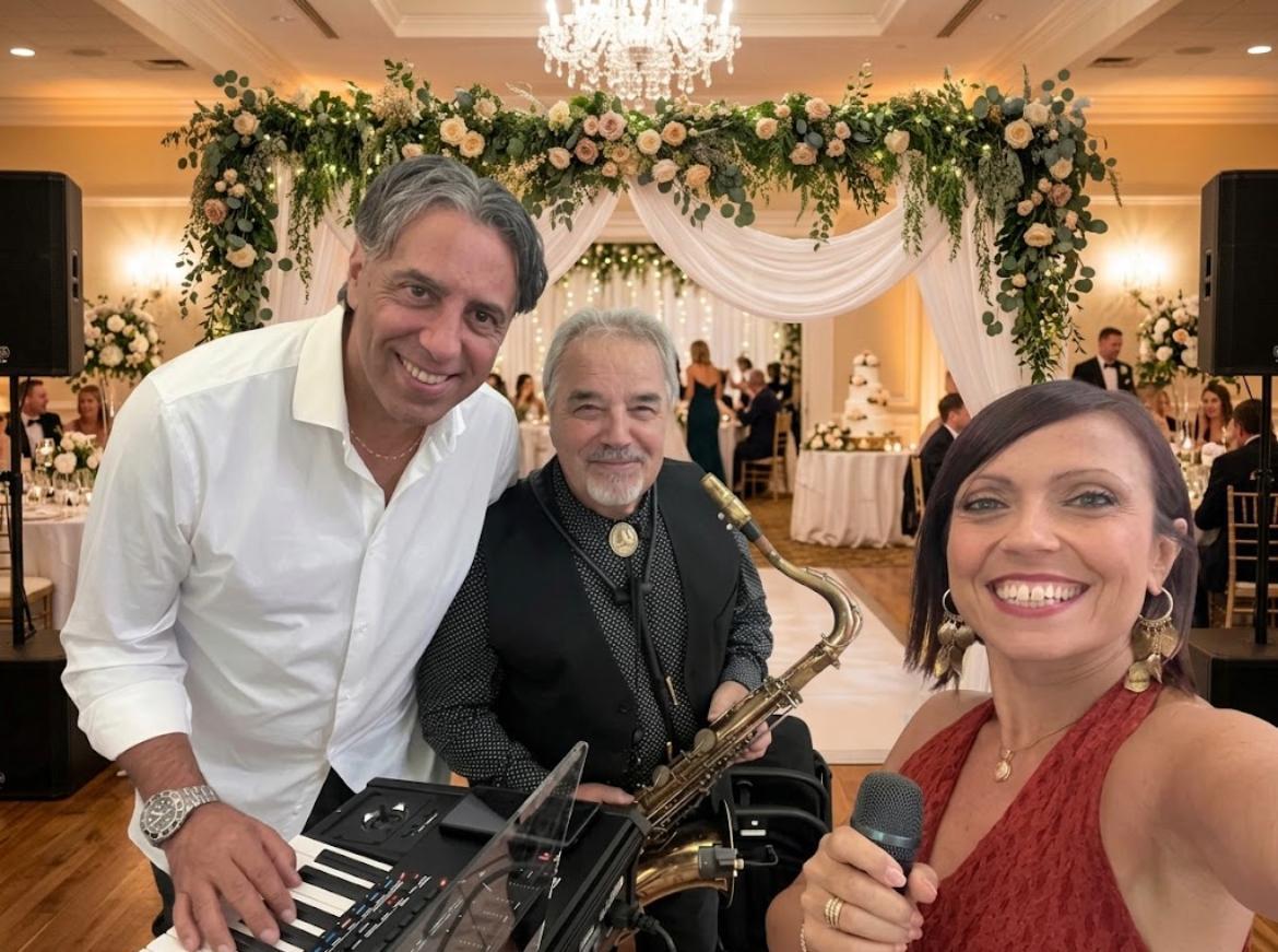 Musicisti Millenote durante un evento